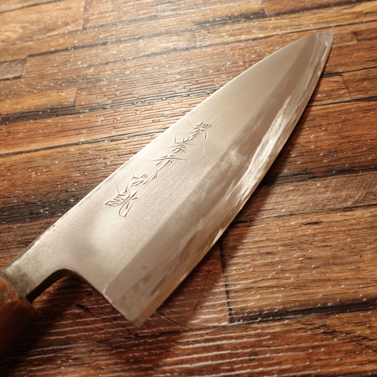 Sakai Takayuki Deba Knife, Sharpened, White Water Buffalo Handle, Special Order, Hagane Steel, 175mm