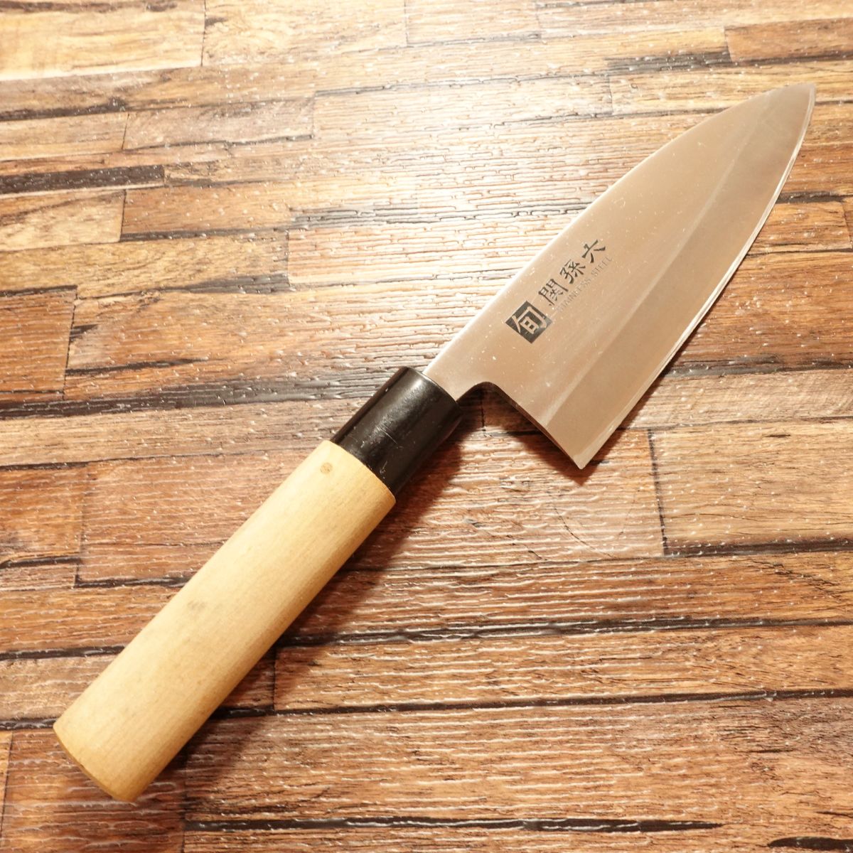 Seki Magoroku Deba Knife, Sharpened, Shun Series, Stainless Steel, Slim, 155mm