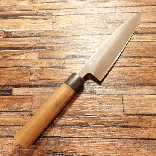 Kitase Mioroshi Knife, Sharpened, Suiboku Handle, Slim Deba Knife, Premium Quality, 190mm