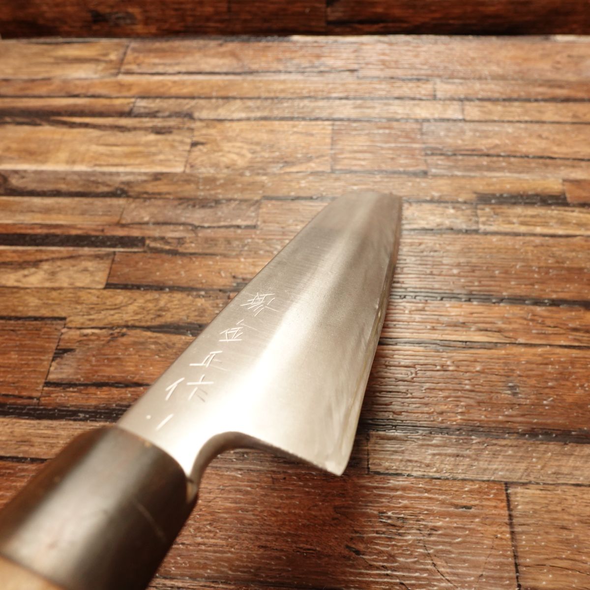 Sakai Kanemasa Kama-Usuba Knife, Sharpened, Suiboku Handle, Single Bevel, Nakiri, Sakai Kanemasa-Made, 210mm