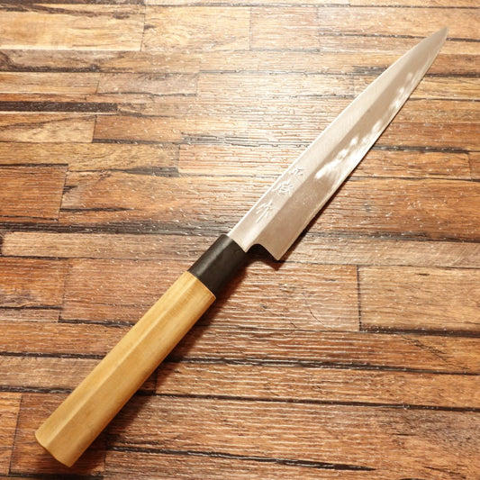 Masazumi Yanagiba Knife, Sharpened, Sashimi Knife, Masazumi-Made, Hagane Steel, 210mm