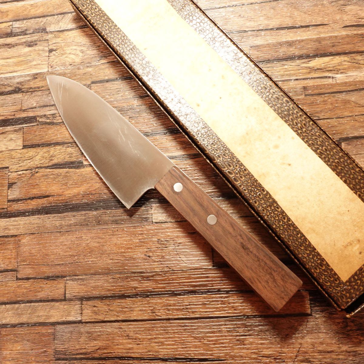 Shoryu Deba Knife, Sharpened, Stainless Steel, Ai-Deba Knife, Special Steel, Boxed, 145mm