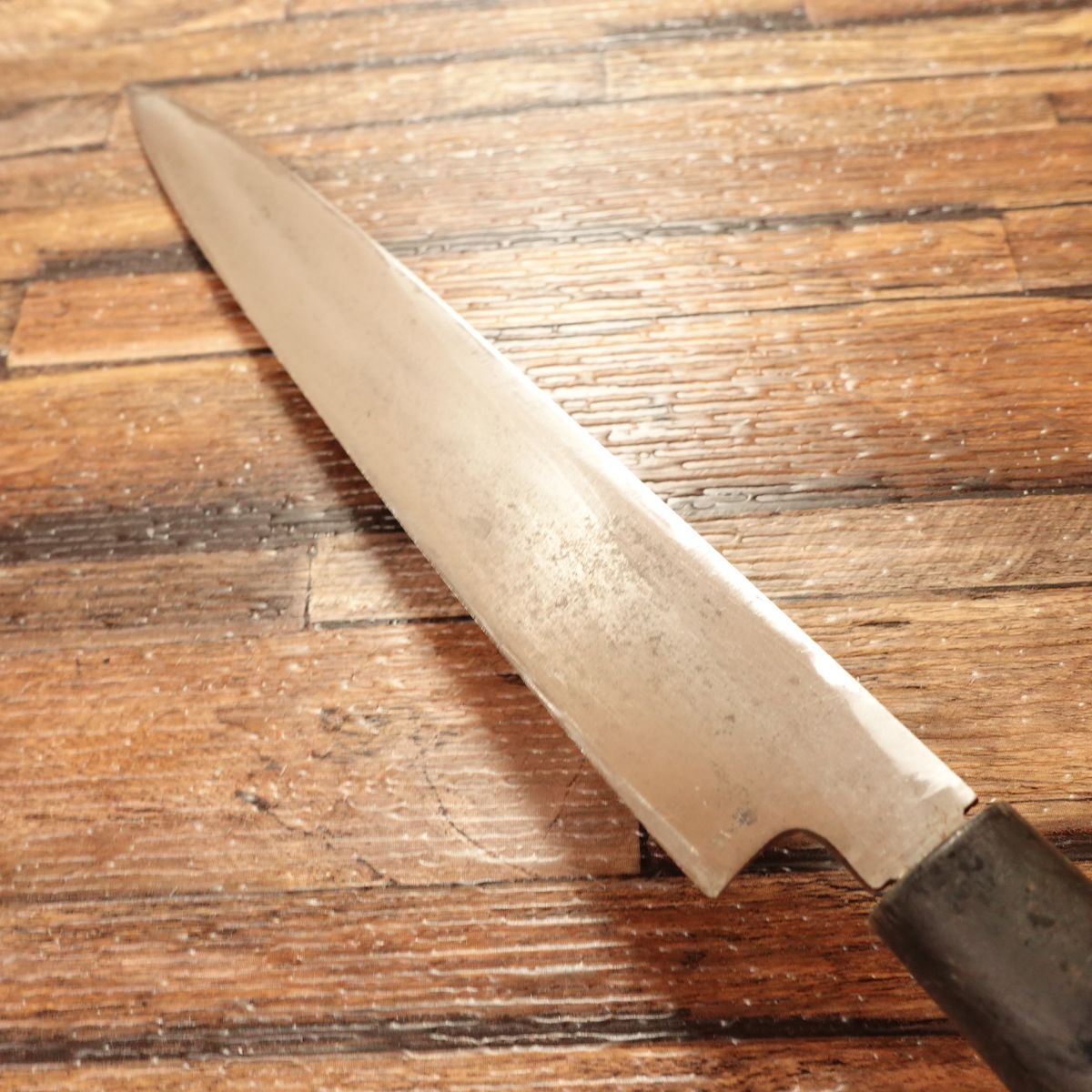 Hiroaki Yanagiba Knife, Sharpened, Sashimi Knife, Hagane Steel, 210mm