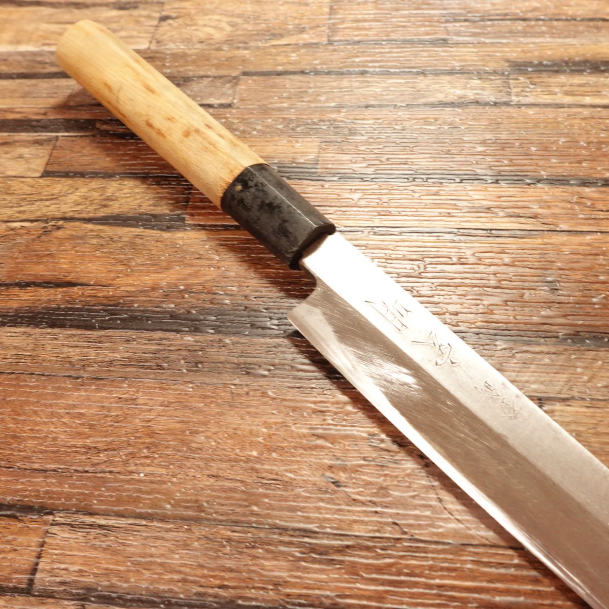 Hiroaki Yanagiba Knife, Sharpened, Sashimi Knife, Hagane Steel, 210mm