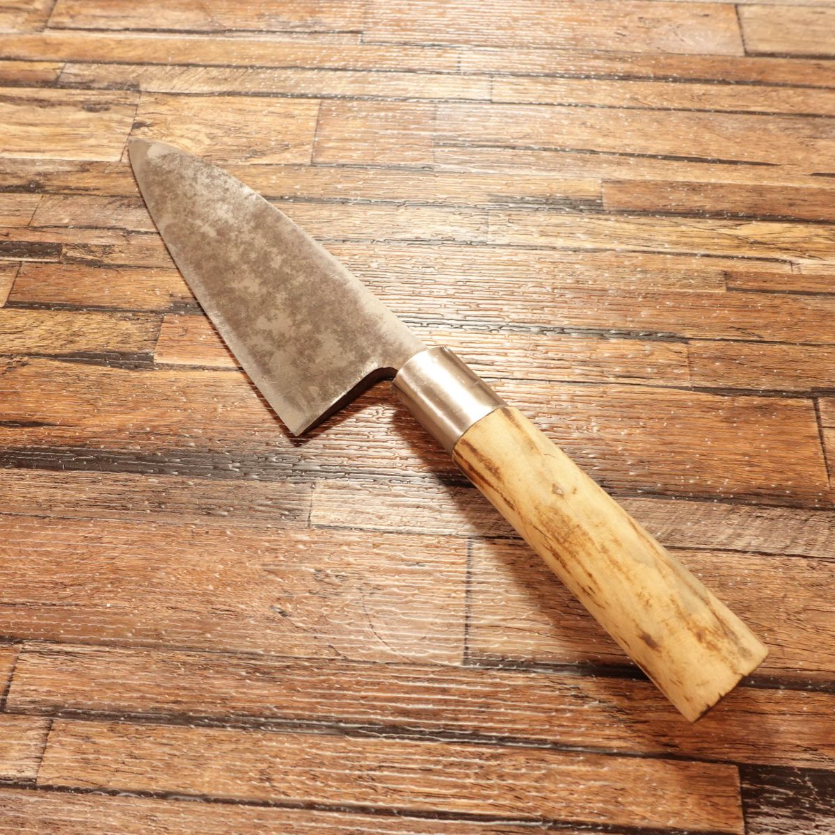 Yoshitomo Deba Knife, Sharpened, Hagane Steel, Made by Yoshitomo, 150mm