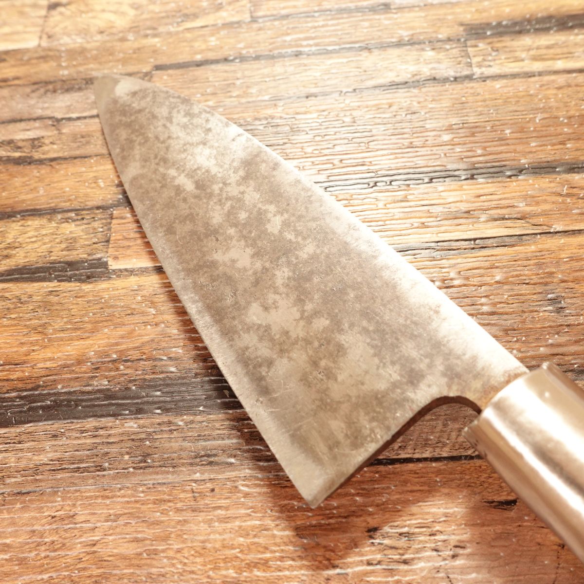 Yoshitomo Deba Knife, Sharpened, Hagane Steel, Made by Yoshitomo, 150mm