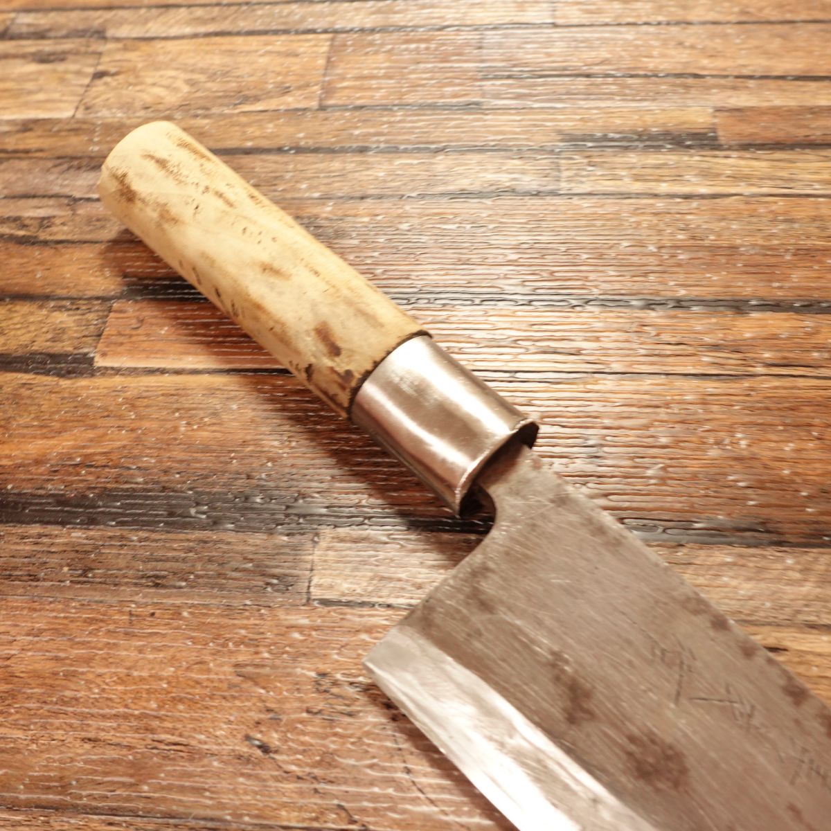 Yoshitomo Deba Knife, Sharpened, Hagane Steel, Made by Yoshitomo, 150mm