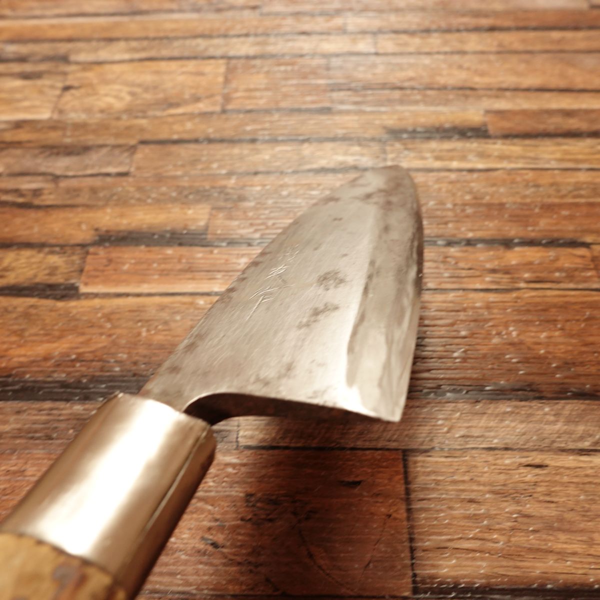 Yoshitomo Deba Knife, Sharpened, Hagane Steel, Made by Yoshitomo, 150mm