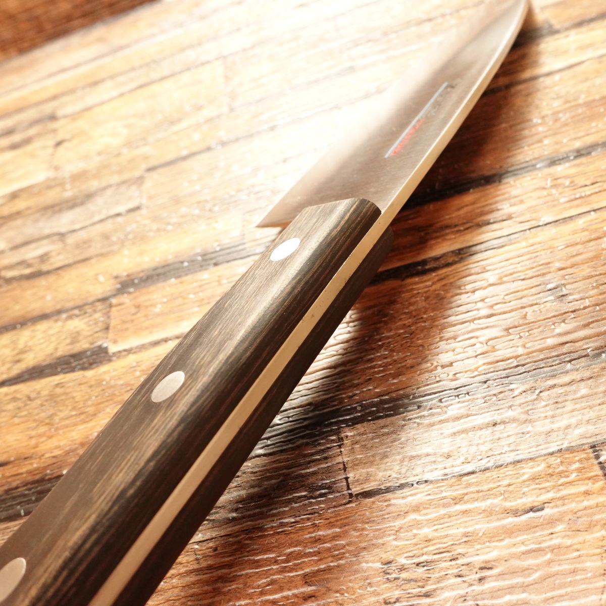 Munemitsu Deba Knife, Sharpened, Medium Deba, Silver Paper No. 3, Nearly Single‑Bevel, Yasuki Steel, YHC G‑90, 135 mm