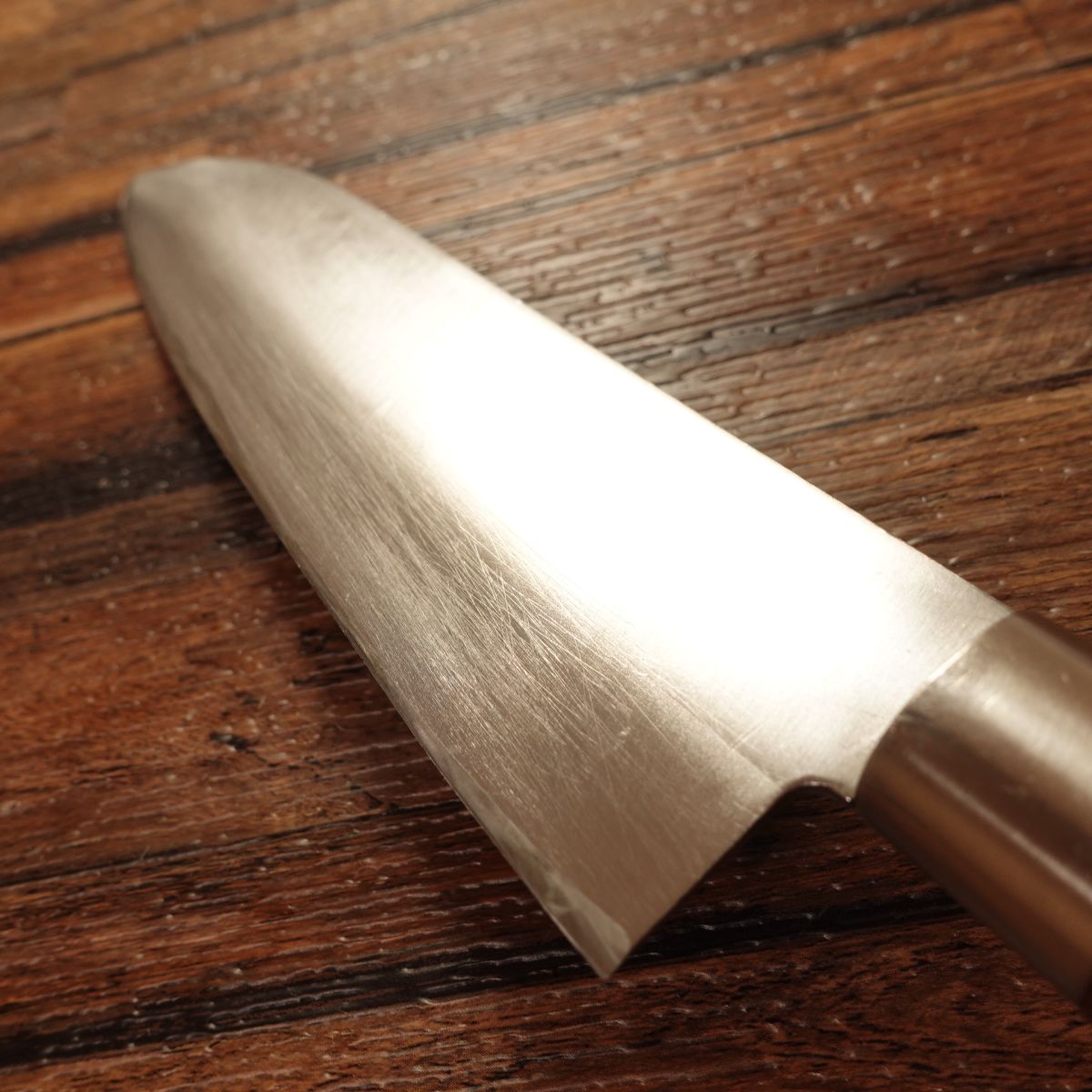 Hiromoto Santoku Knife, Sharpened, All‑Purpose, Hagane Laminated, 165 mm