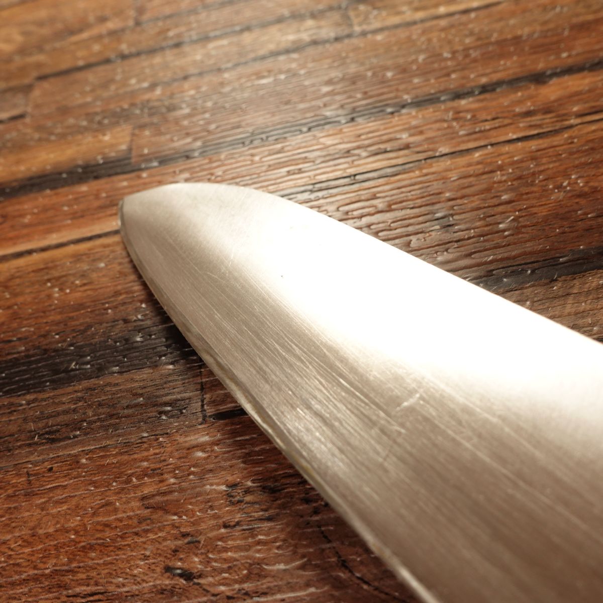 Hiromoto Santoku Knife, Sharpened, All‑Purpose, Hagane Laminated, 165 mm