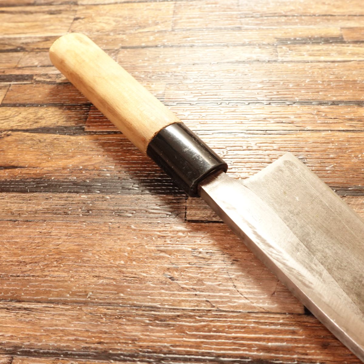 Special Deba Knife, Sharpened, “Signature Lost,” Hagane, Single‑Bevel, 150 mm