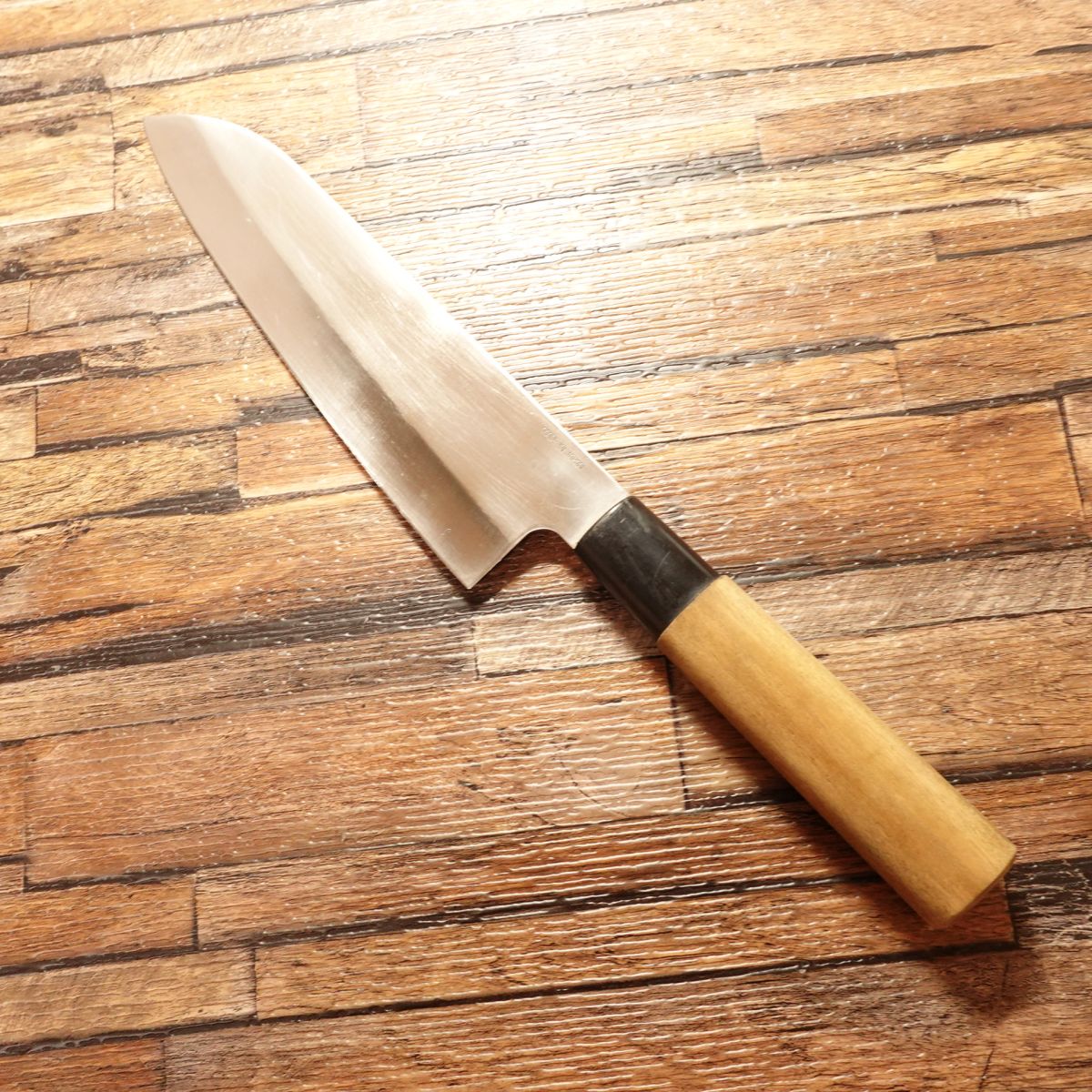 Seki Ippongi Santoku Knife, Sharpened, Stainless, Thin & Light, 175mm