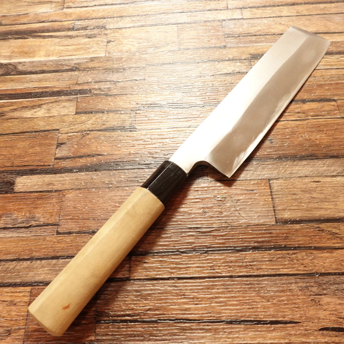 Goh Umanosuke Yoshihiro Usuba Knife, Sharpened, Single Bevel, Hagane Steel, Nearly Unused, 200mm