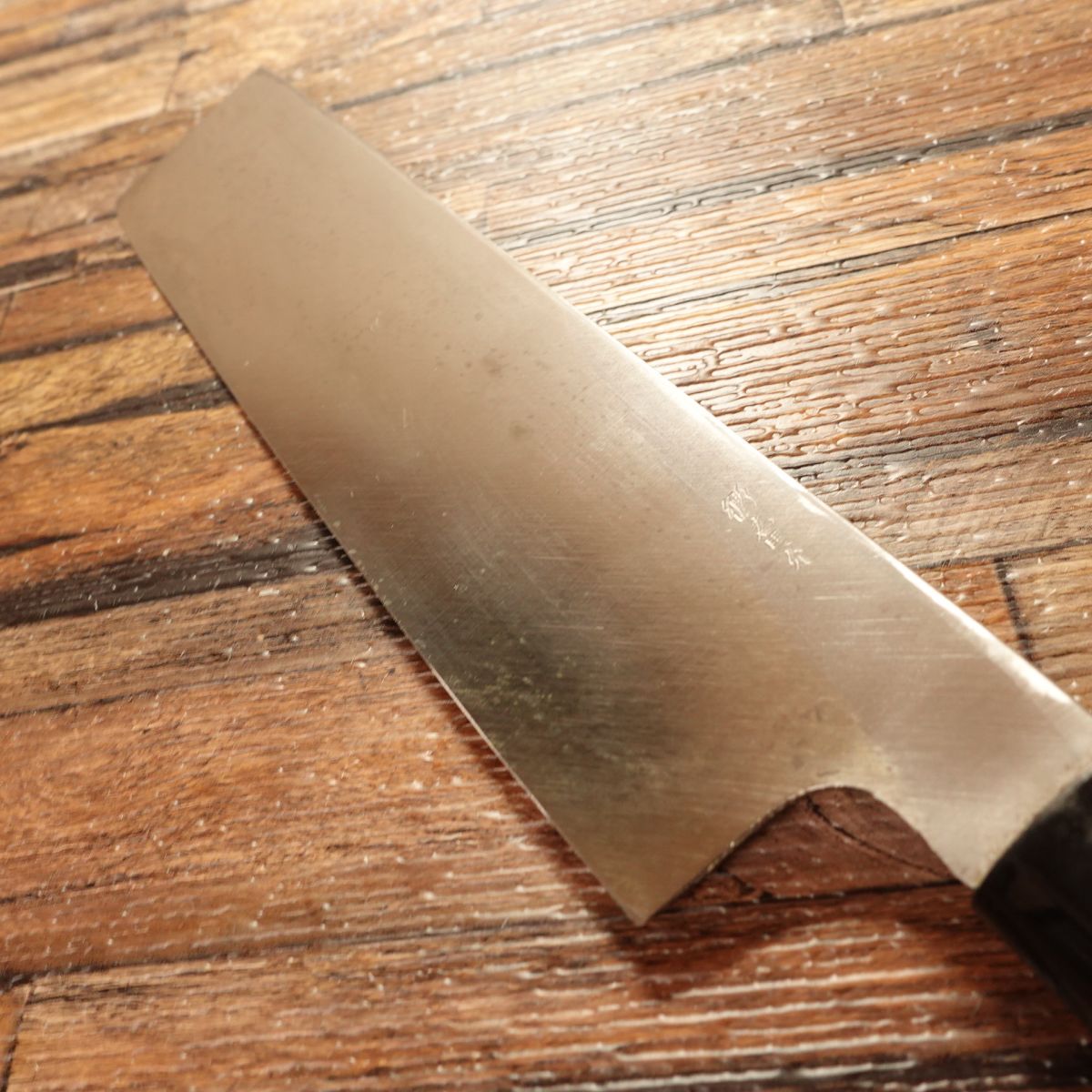 Goh Umanosuke Yoshihiro Usuba Knife, Sharpened, Single Bevel, Hagane Steel, Nearly Unused, 200mm