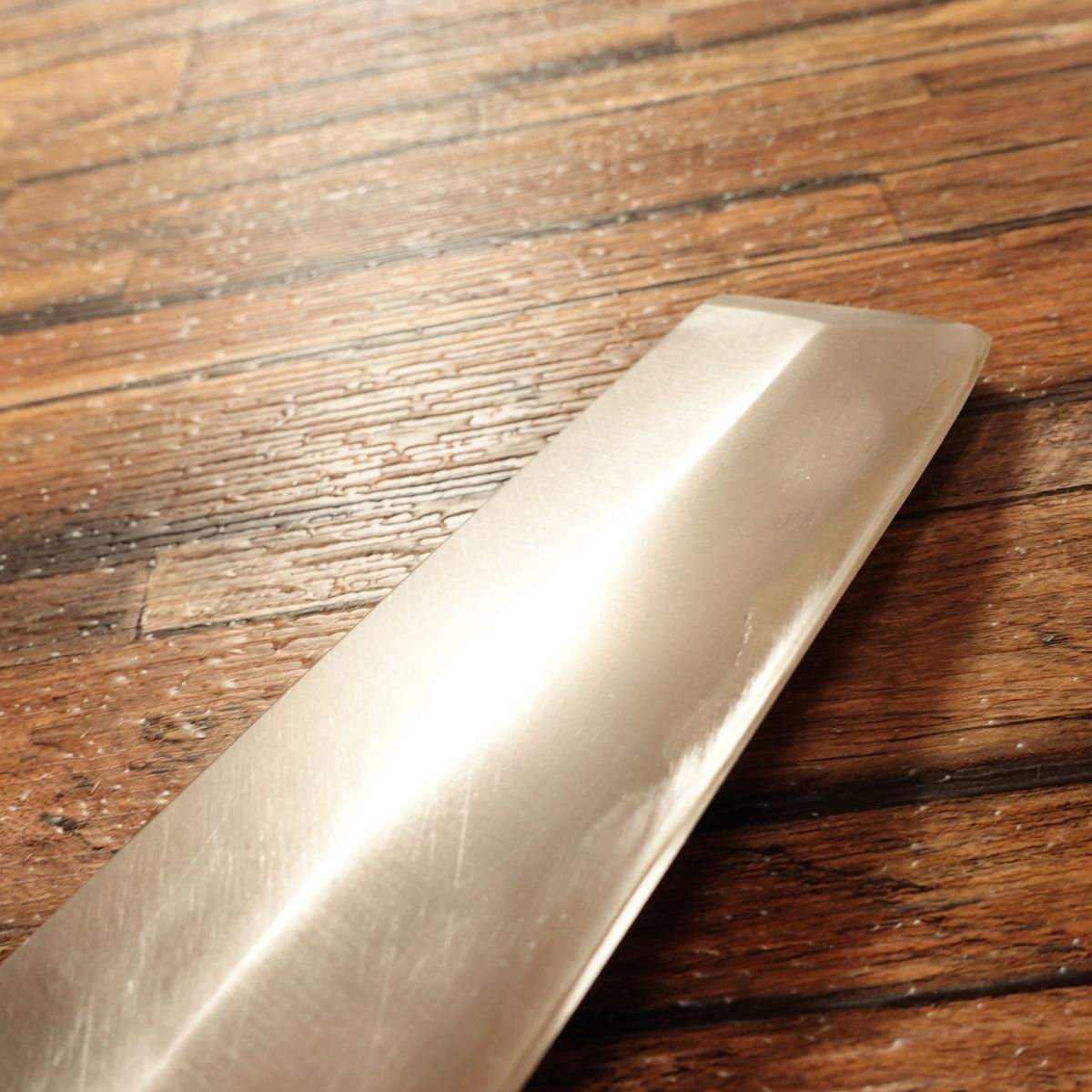 Goh Umanosuke Yoshihiro Usuba Knife, Sharpened, Single Bevel, Hagane Steel, Nearly Unused, 200mm