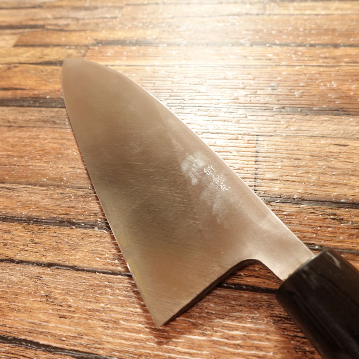 Goh Umanosuke Yoshihiro Deba Knife, Sharpened, Single Bevel, Hagane Steel, Nearly Unused, 170mm