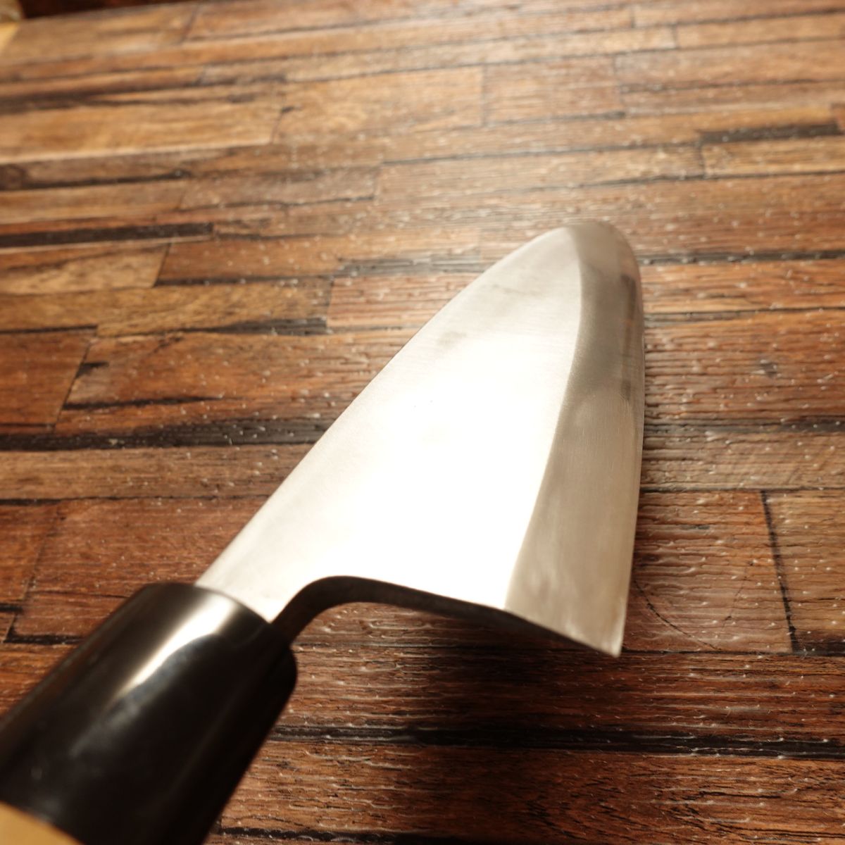 Goh Umanosuke Yoshihiro Deba Knife, Sharpened, Single Bevel, Hagane Steel, Nearly Unused, 170mm