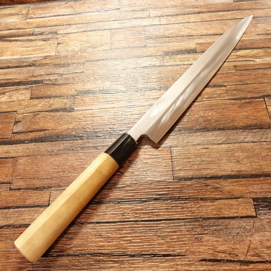 Goh Umanosuke Yoshihiro Yanagiba Knife, Sharpened, Sashimi Knife, Single Bevel, Nearly Unused, 245mm