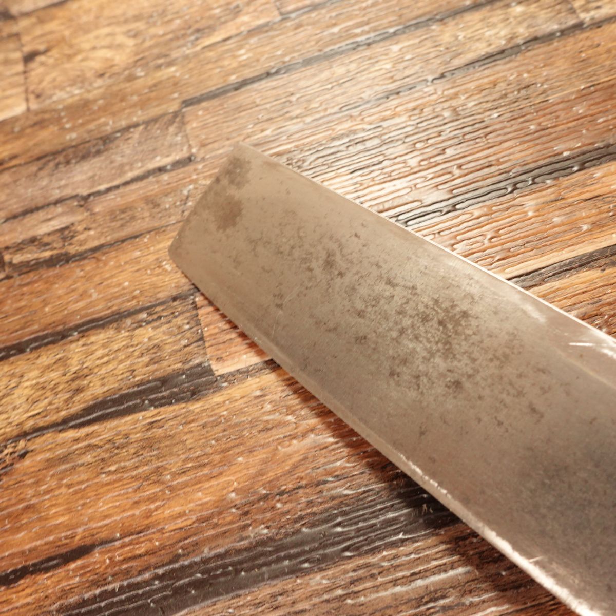 Masamoto Usuba Knife, Sharpened, Water Buffalo Handle, Single Bevel, 155mm