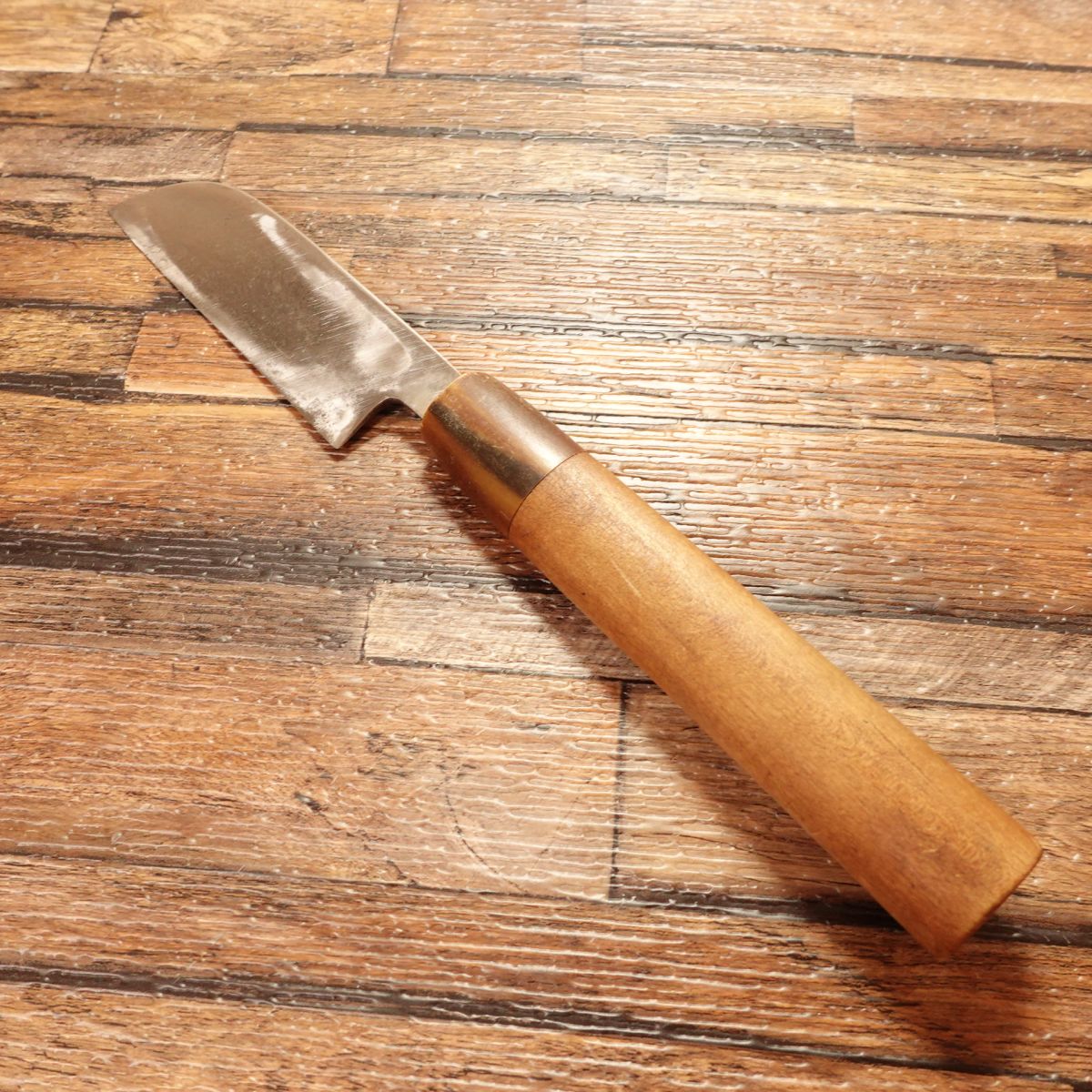 Aritsugu Mukimono Knife, Sharpened, Water Buffalo Handle, 95mm