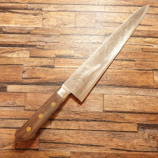 Tsukiji Masamoto Western Deba / Gyuto Knife, Sharpened, Chef’s Knife, Thick Blade, 270mm