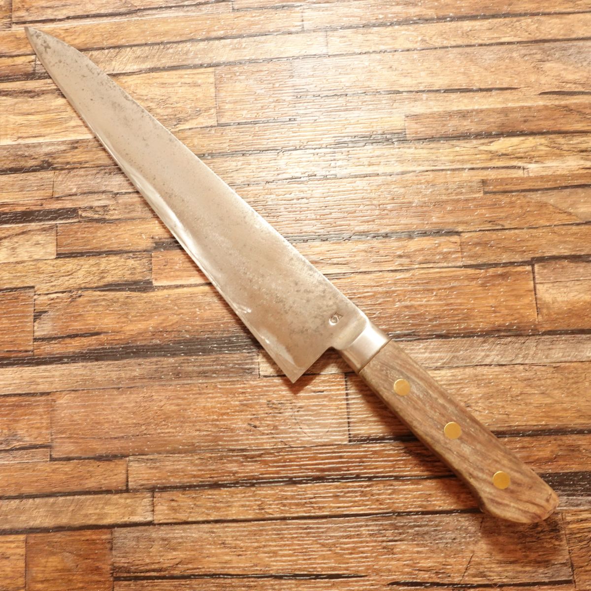 Tsukiji Masamoto Western Deba / Gyuto Knife, Sharpened, Chef’s Knife, Thick Blade, 270mm