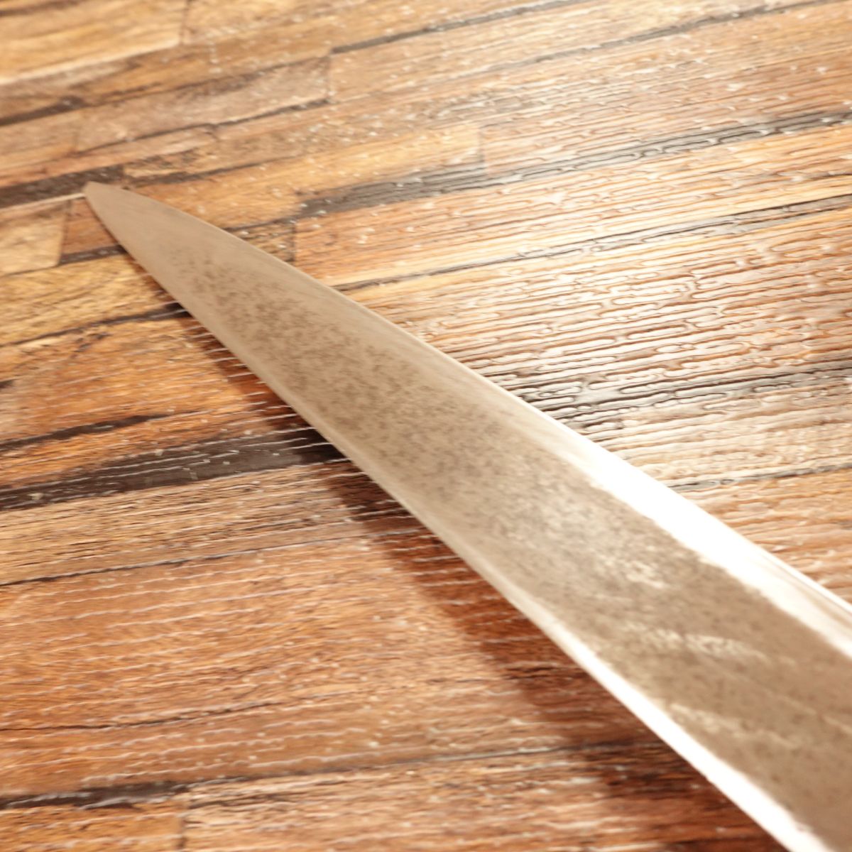 Aritsugu Yanagiba Knife, Sharpened, White Water Buffalo Handle, Sashimi Knife, Light Use, 320mm