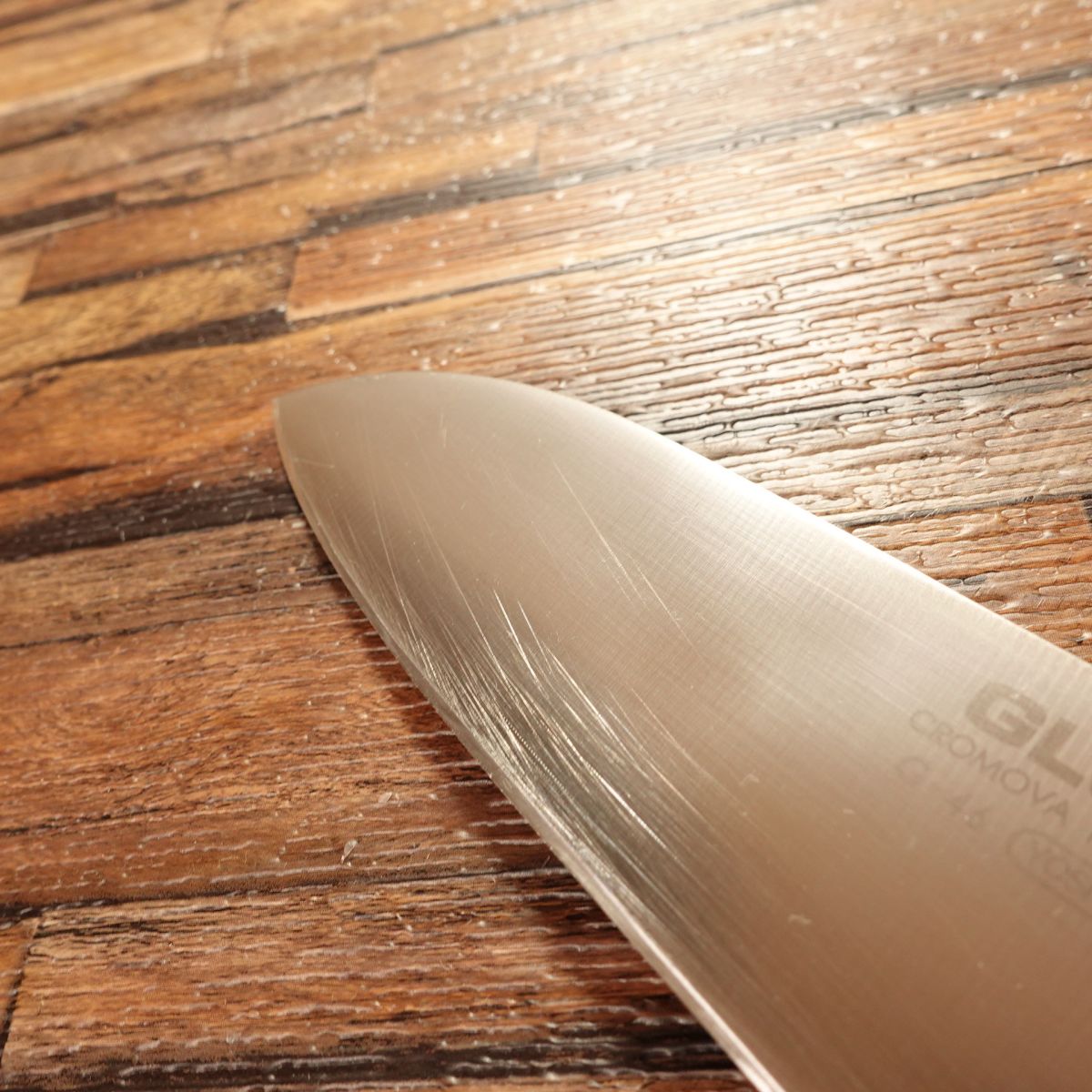 GLOBAL Santoku Knife G-46, Sharpened, 175mm