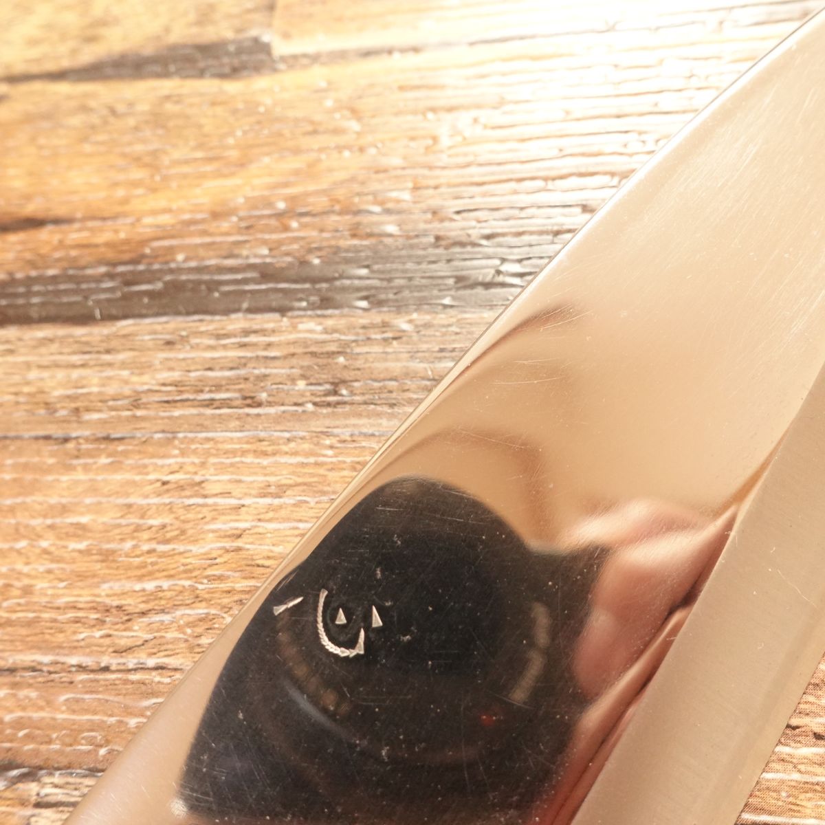 [HYPER REBORN] Masayoshi Deba Knife, Sharpened, Water Buffalo Handle, “Kokoro”, Mirror Finish, 155mm