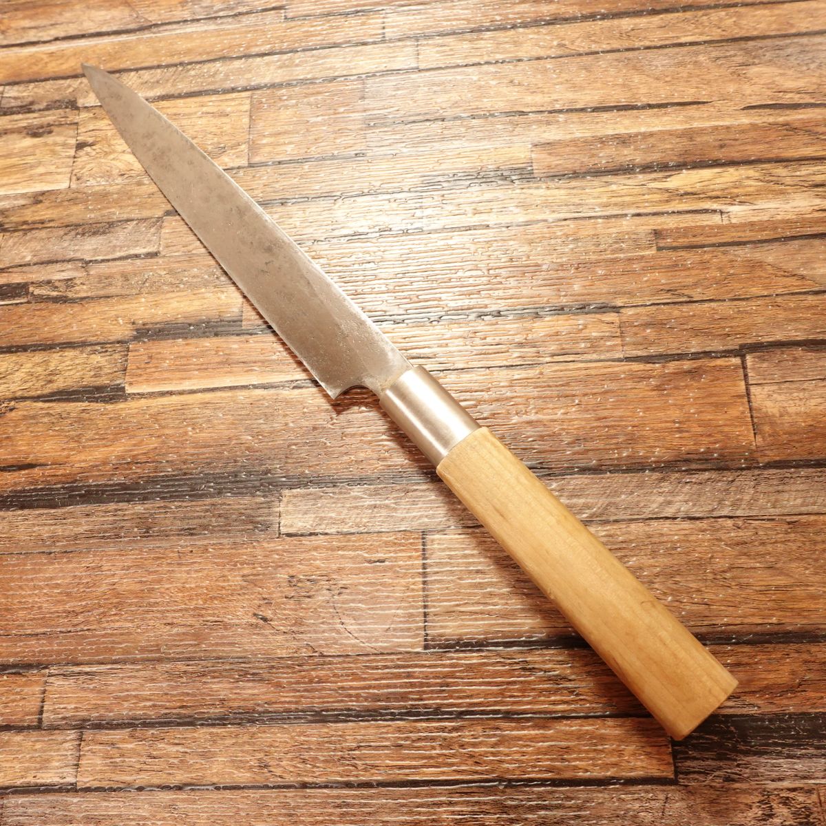 Kinboshi Yanagiba Knife, Sharpened, Sashimi Knife, Hand-Forged, Kinboshi Work, 210mm
