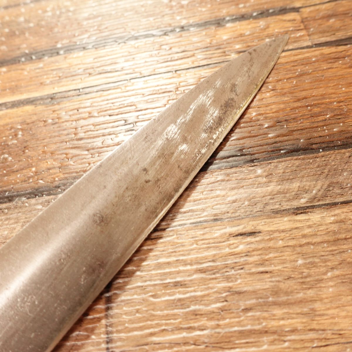 Kinboshi Yanagiba Knife, Sharpened, Sashimi Knife, Hand-Forged, Kinboshi Work, 210mm