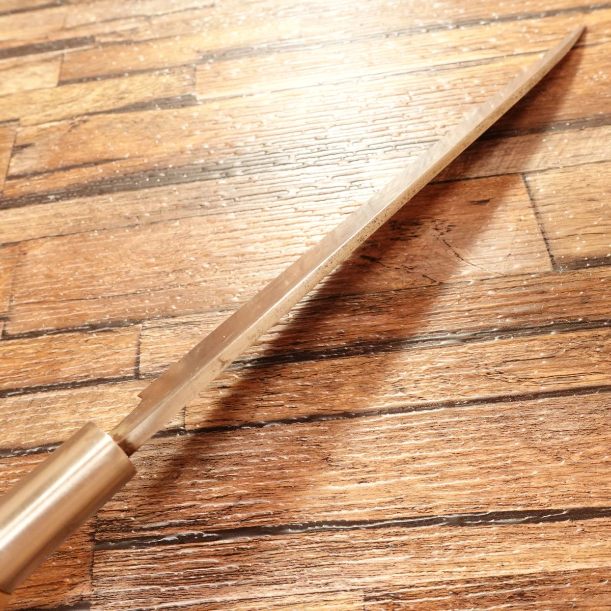 Kinboshi Yanagiba Knife, Sharpened, Sashimi Knife, Hand-Forged, Kinboshi Work, 210mm