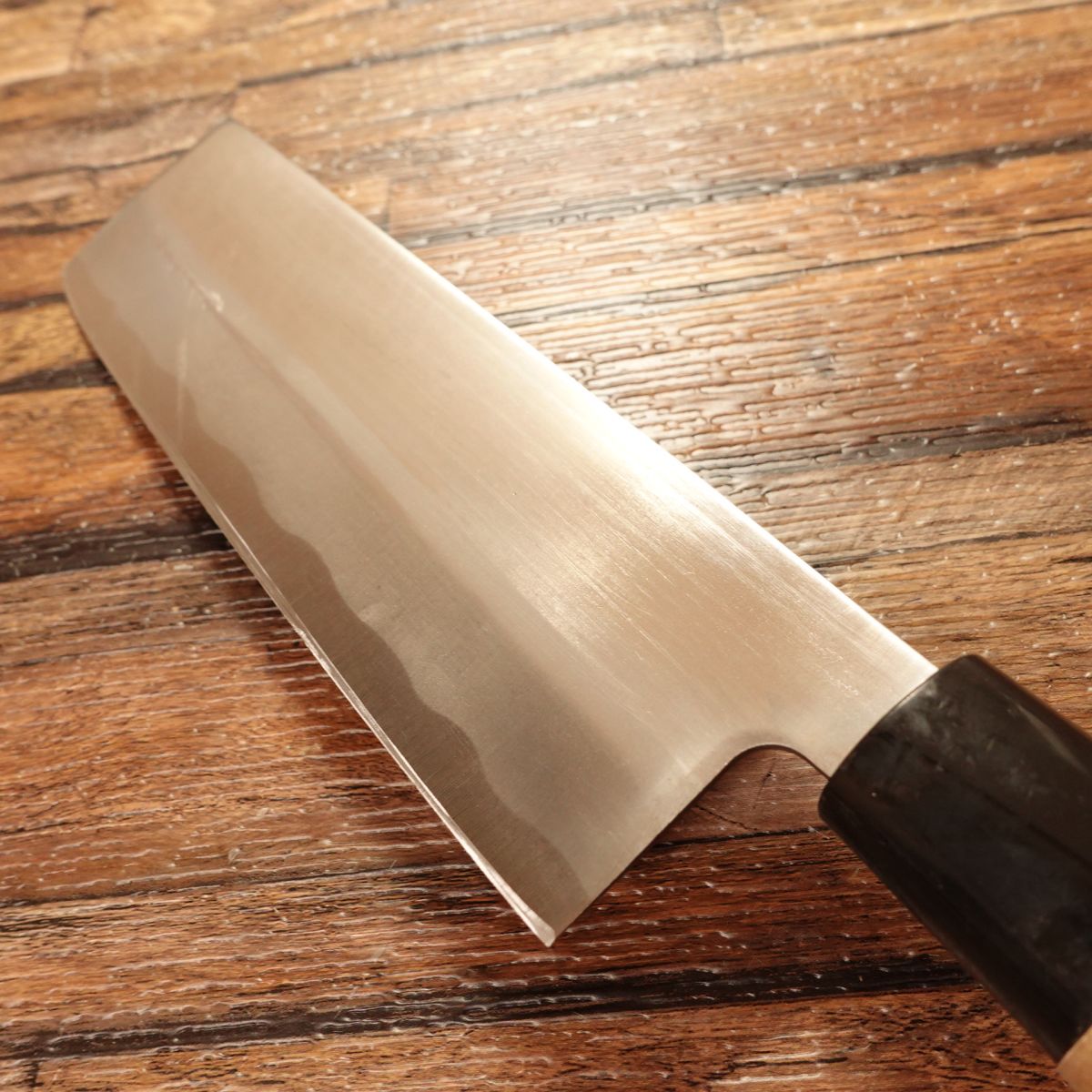 Tetsuhiro Nakiri Knife, Sharpened, Stainless Steel, Double Bevel, 160mm