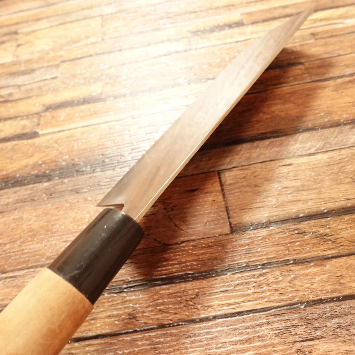 Tetsuhiro Nakiri Knife, Sharpened, Stainless Steel, Double Bevel, 160mm