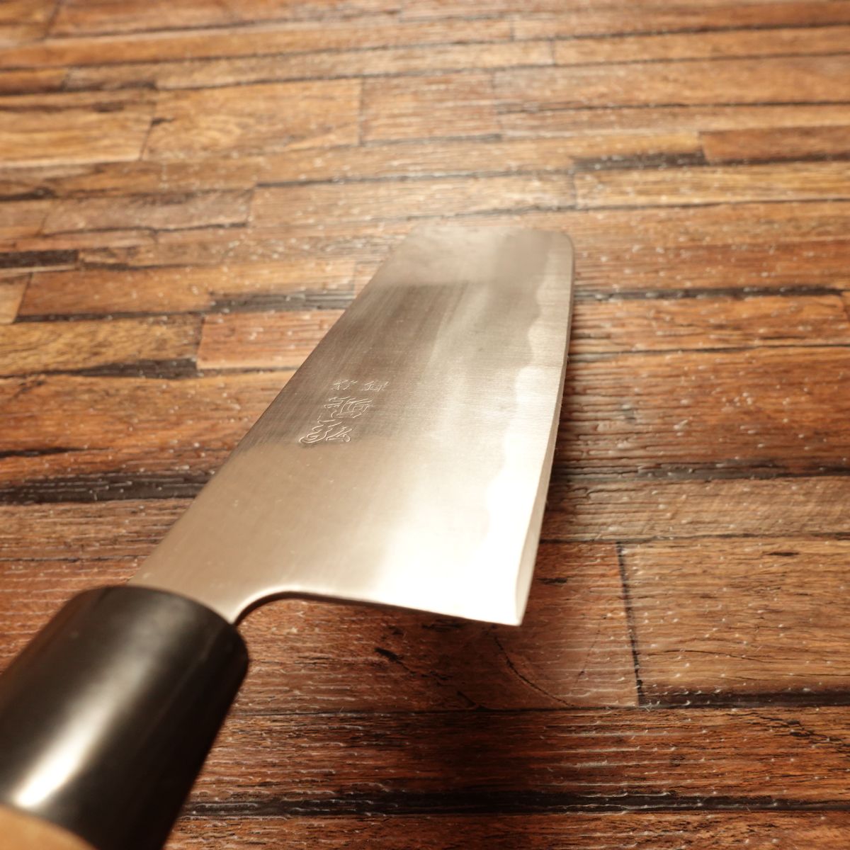 Tetsuhiro Nakiri Knife, Sharpened, Stainless Steel, Double Bevel, 160mm