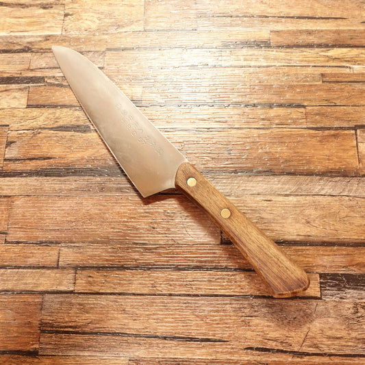 High-Grade Yasuki Hagane Steel Santoku Knife, Sharpened, All-Purpose Knife, Gyuto, HRC57, 160mm