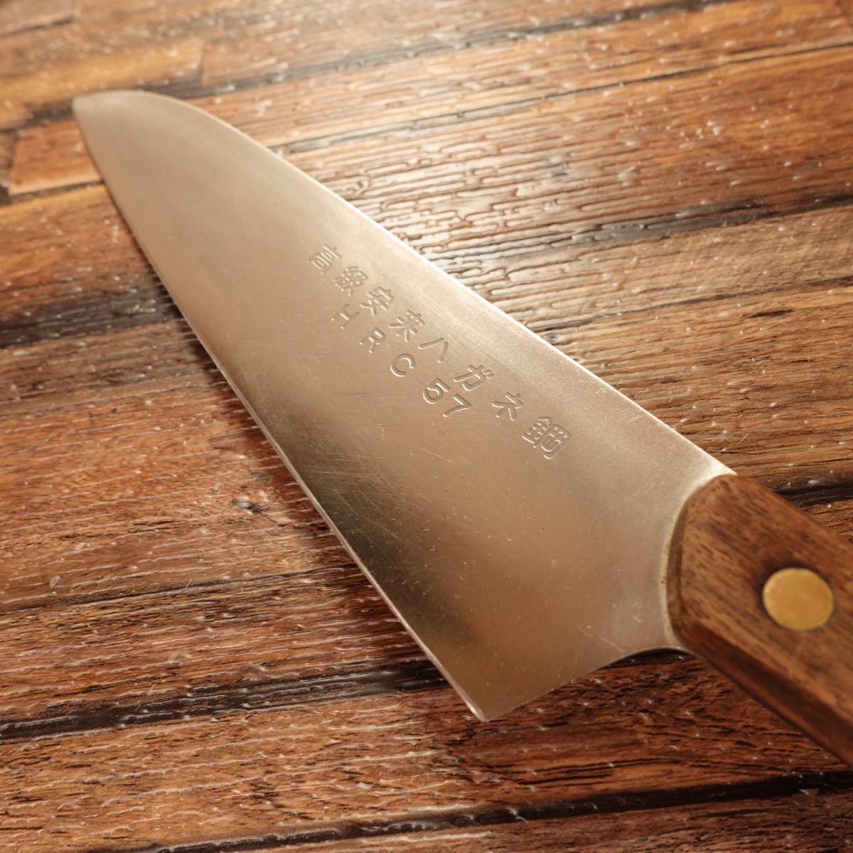 High-Grade Yasuki Hagane Steel Santoku Knife, Sharpened, All-Purpose Knife, Gyuto, HRC57, 160mm