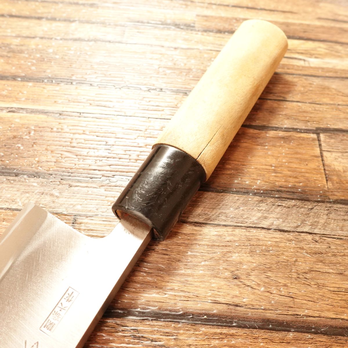 Chikakage Deba Knife, Sharpened, Seki Magoroku, Hagane, Single Bevel, 155mm