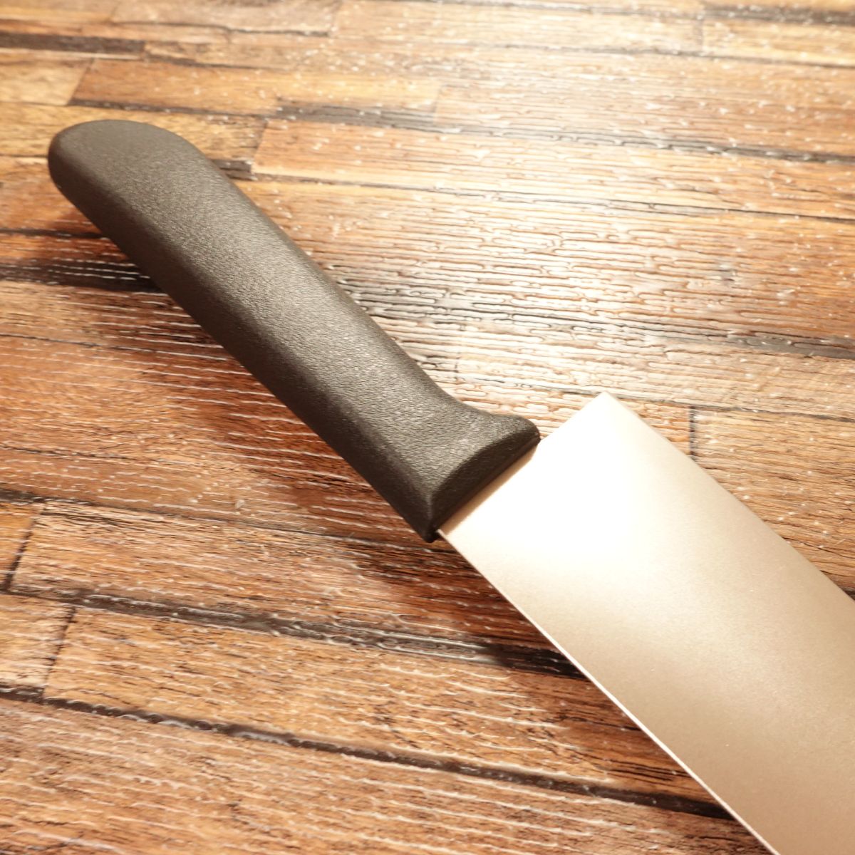 Titan21 Santoku Knife, Sharpened, All-Purpose Knife, Titanium Silver, Good Design Award, Nearly Unused, 170mm