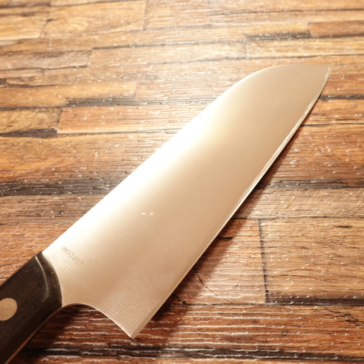 Kiya Santoku Knife, Sharpened, KIYA Edelweiss, All-Purpose Knife, With Seal & Protective Case, 180mm