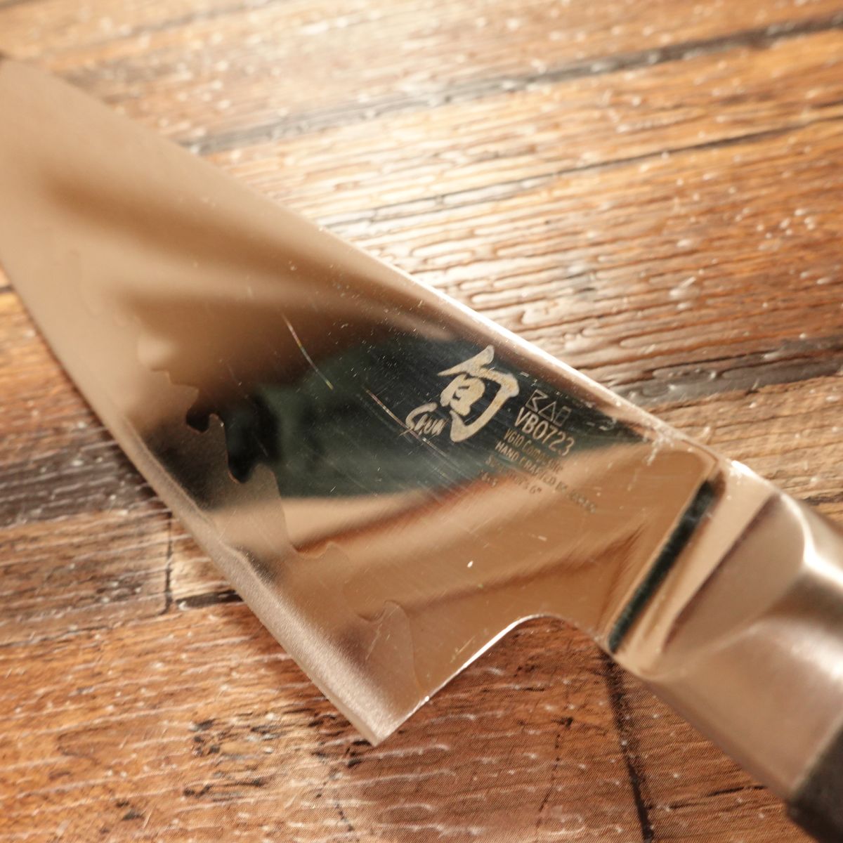 Shun SORA Gyuto Knife, Sharpened, KAI VG10, All-Purpose Knife, VB0723, 155mm