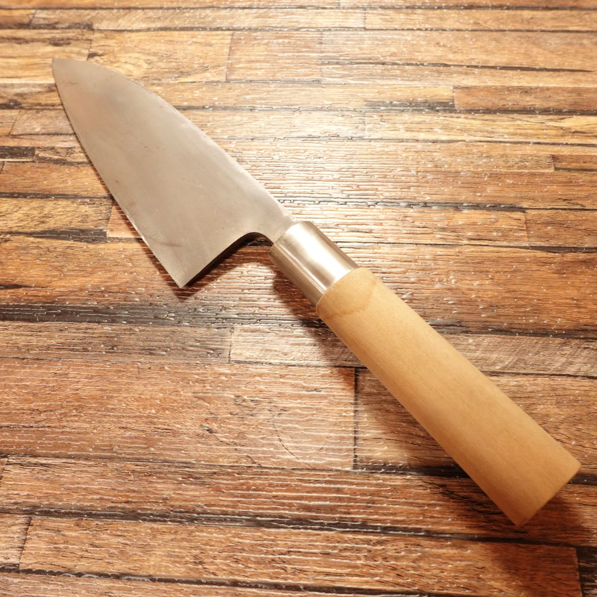 Kinboshi Deba Knife, Sharpened, Secret Forging, Kinboshi Work, 155mm