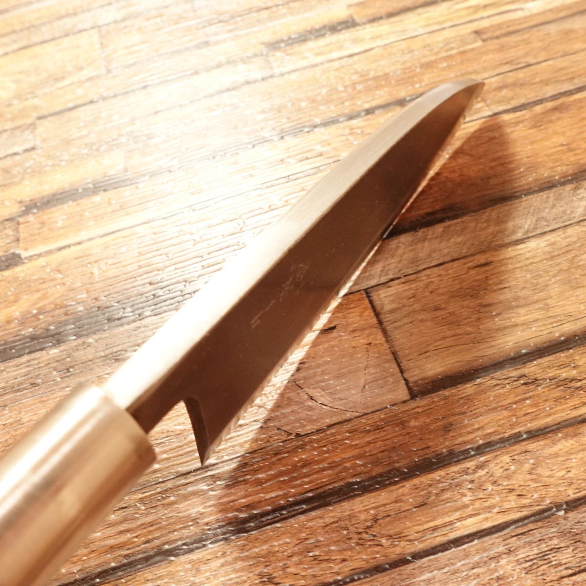 Kinboshi Deba Knife, Sharpened, Secret Forging, Kinboshi Work, 155mm