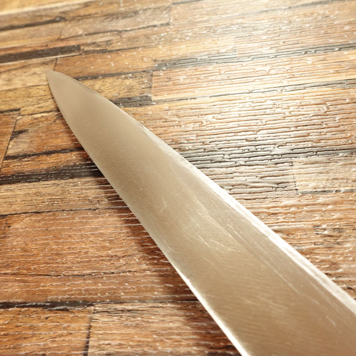 Yoshiya Yanagiba Knife, Sharpened, Water Buffalo Handle, Yoshiya Special Order, Top Grade, Sashimi Knife, Lightly Used, 270mm