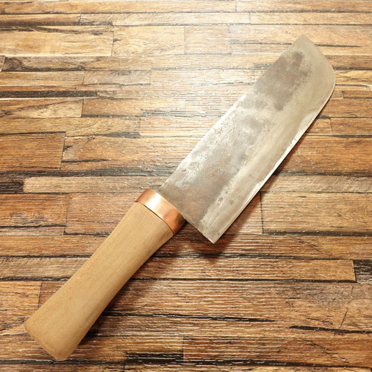 Fujiwara Sadashige Tatami Knife, Sharpened, Tatami Cutting Knife, Kurouchi Finish, Hagane Steel, Harvest Knife, 235mm