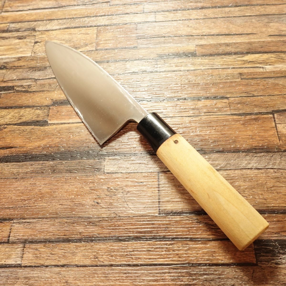 Seki Magoroku Deba Knife, Sharpened, Shun Series, Stainless Steel, Double Bevel Deba, 155mm