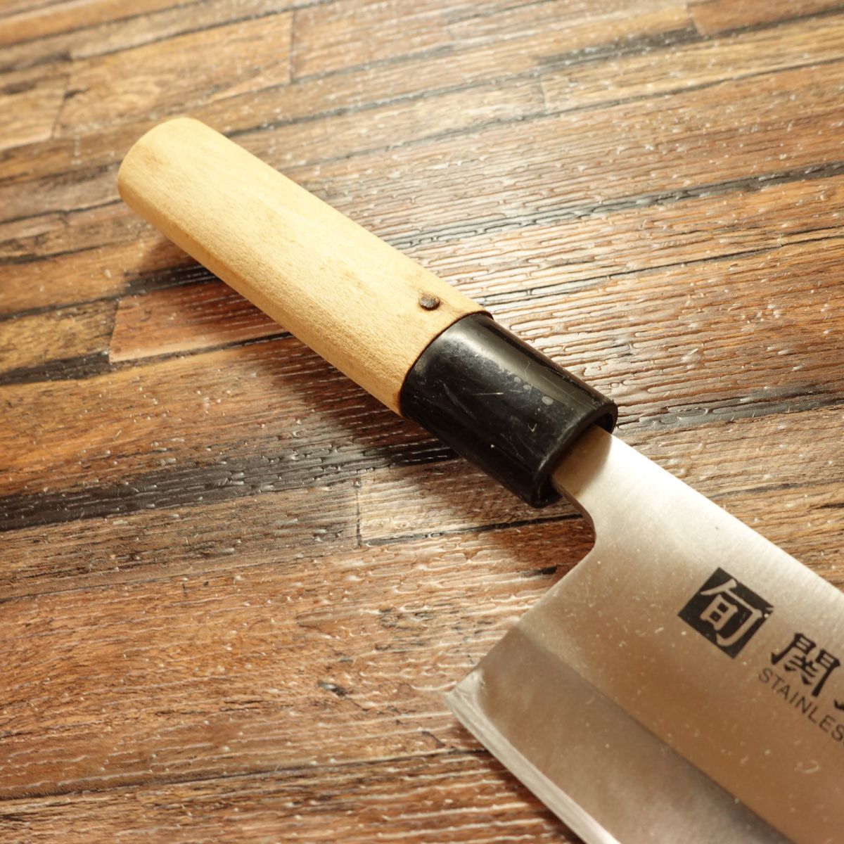 Seki Magoroku Deba Knife, Sharpened, Shun Series, Stainless Steel, Double Bevel Deba, 155mm
