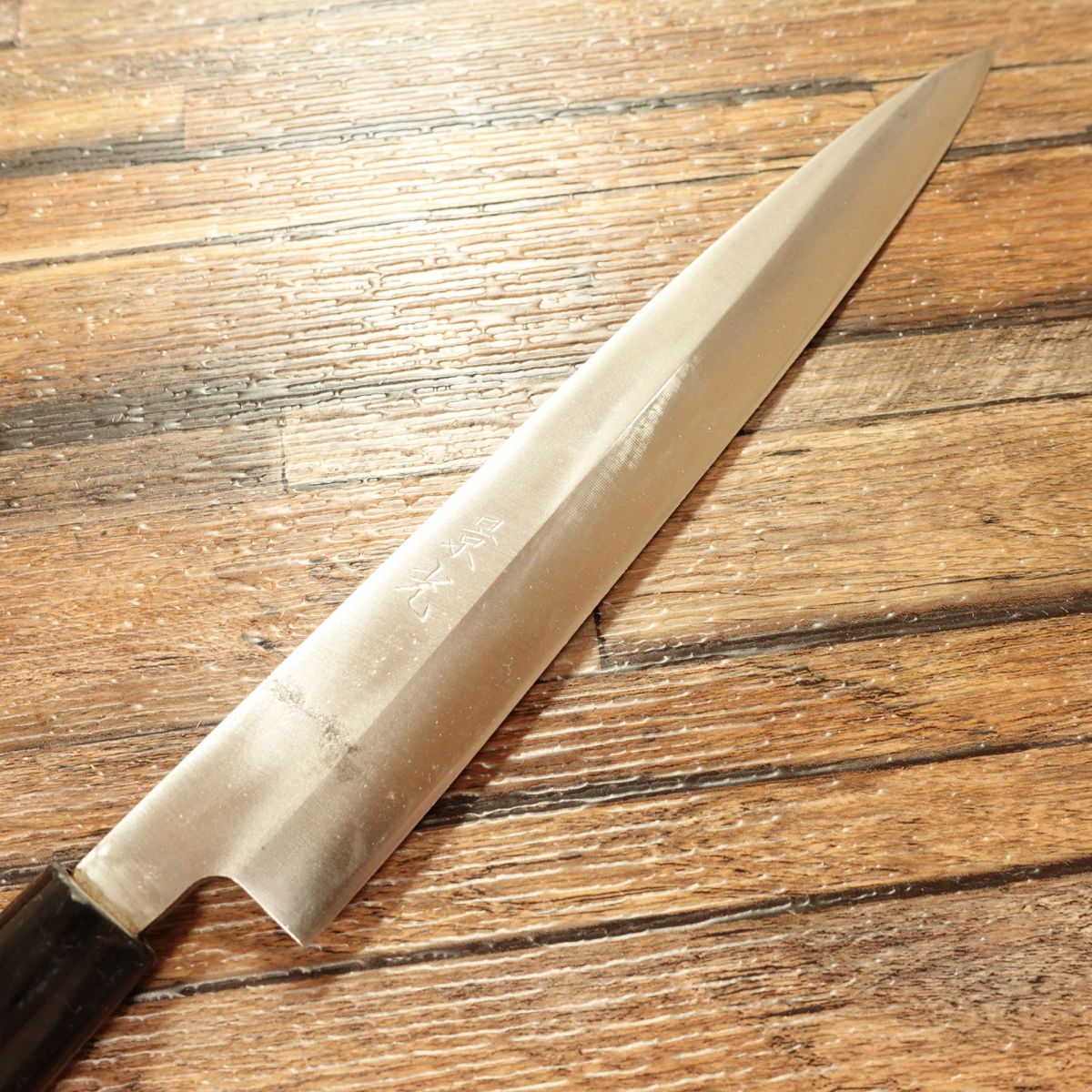 Kagemitsu Yanagiba Knife, Sharpened, Hagane Steel, Sashimi Knife, Single Bevel, 210mm
