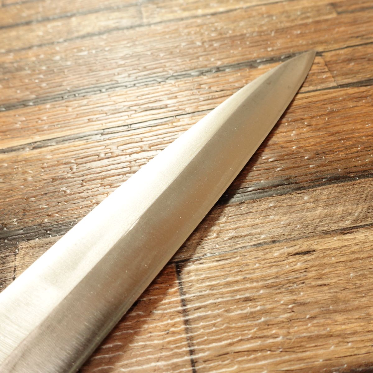 Kagemitsu Yanagiba Knife, Sharpened, Hagane Steel, Sashimi Knife, Single Bevel, 210mm